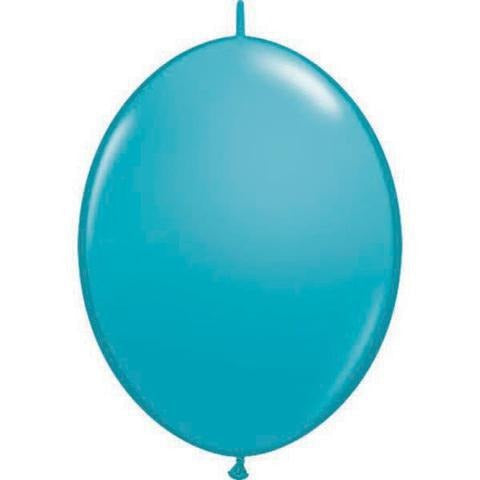 30cm Quick Link Tropical Teal Qualatex Quick Link Balloons #65228 - Pack of 50