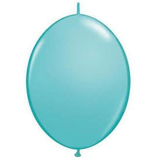 15cm Quick Link Caribbean Blue Qualatex Quick Link Balloons #90217 - Pack of 50