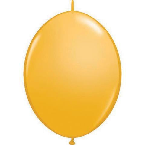 30cm Quick Link Goldenrod Qualatex Quick Link Balloons #65242 - Pack of 50