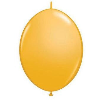 15cm Quick Link Goldenrod Qualatex Quick Link Balloons #90264 - Pack of 50