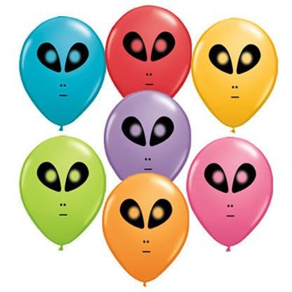 12cm Round Festive Assorted Space Alien #98601 - Pack of 100