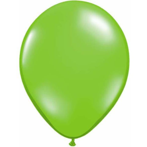 40cm Round Jewel Lime Qualatex Plain Latex #99333 - Pack of 50 SPECIAL ORDER ITEM