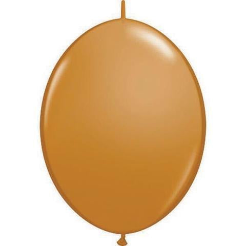 30cm Quick Link Mocha Brown Qualatex Quick Link Balloons #99869 - Pack of 50