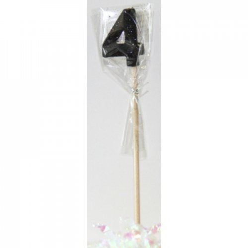 Long Stick Candle Four Black #447404 Each