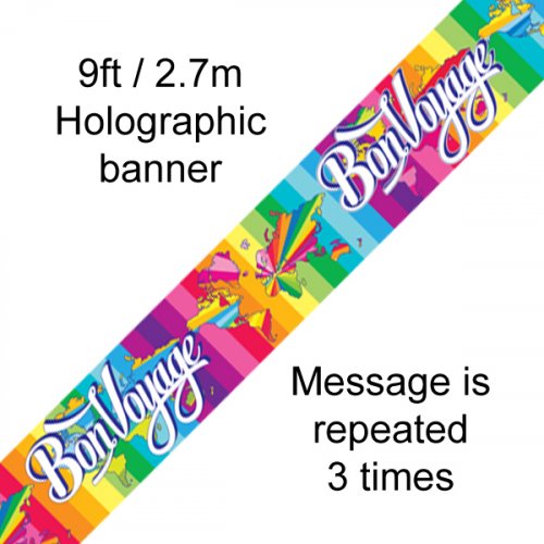 2.7m BANNER Bon Voyage #AP109477