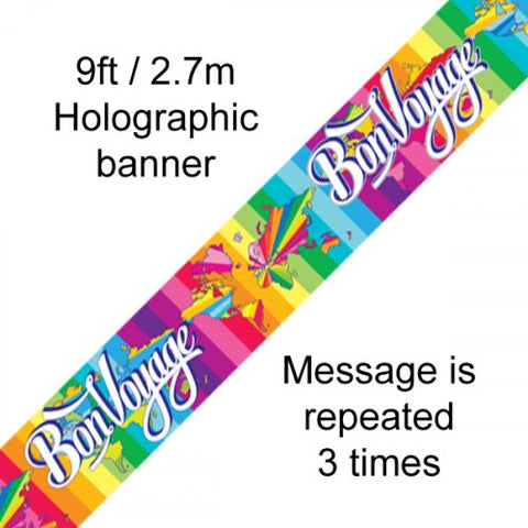 2.7m BANNER Bon Voyage #AP109477