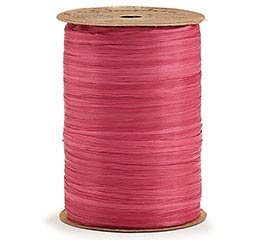 RAFFIA Ribbon 91m/100yd x 5mm Matte BURGUNDY - each #15094