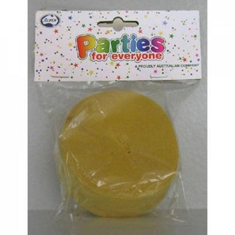 AP STREAMER Crepe 30m YELLOW #AP530062