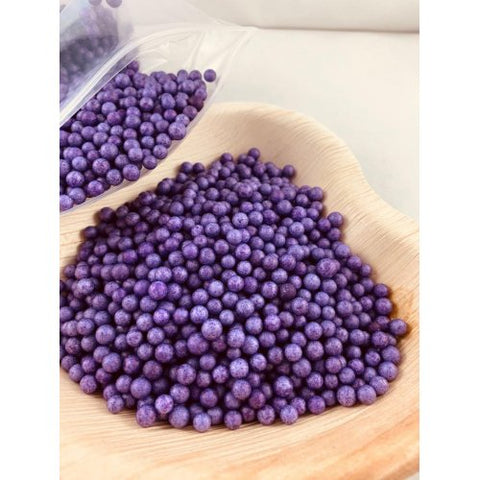 Confetti Balls 4-6mm BRIGHT PURPLE 9g #AP205038