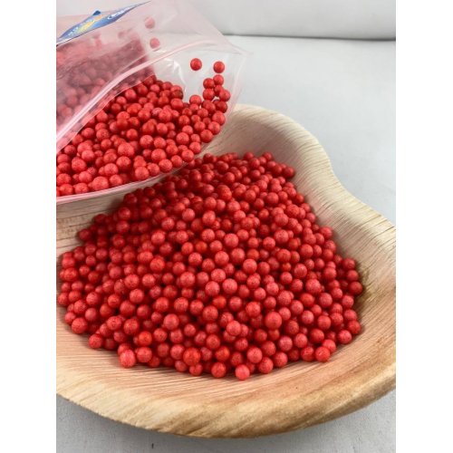 Confetti Balls 4-6mm BRIGHT RED 9g #AP205031