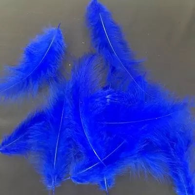Blue FEATHER Decos for Bubbles or Latex - Pack of 100