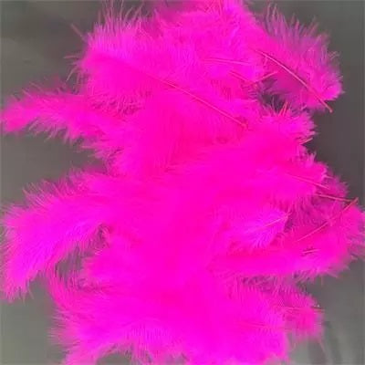 Fuchsia FEATHER Decos for Bubbles or Latex - Pack of 100