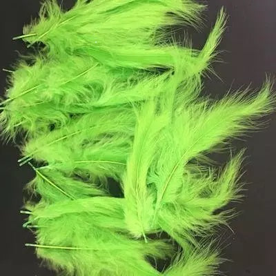 Lime FEATHER Decos for Bubbles or Latex - Pack of 100