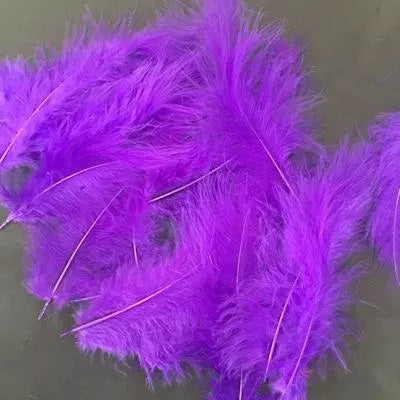 Purple FEATHER Decos for Bubbles or Latex - Pack of 100
