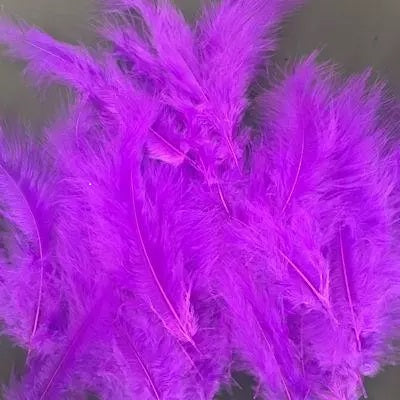 Purple Violet FEATHER Decos for Bubbles or Latex - Pack of 100
