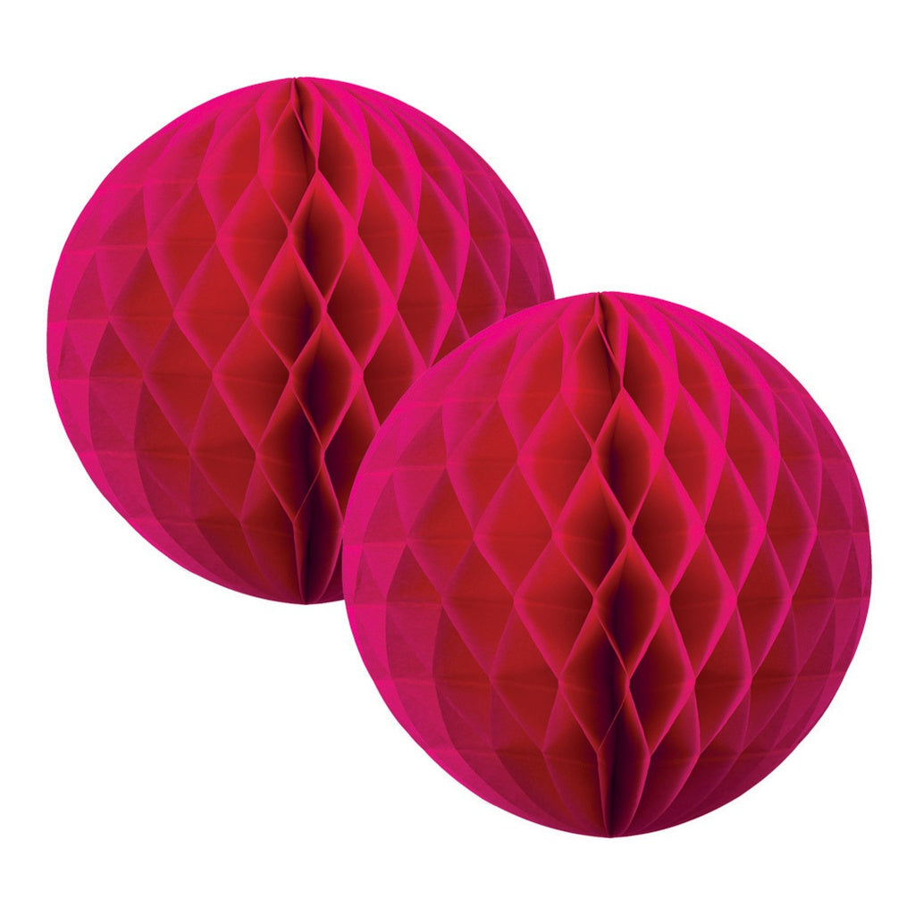 Honeycomb Ball 15cm MAGENTA 2 Pack #FS5212M