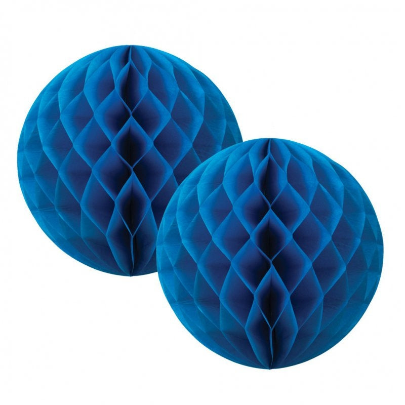 Honeycomb Ball 15cm TRUE BLUE 2 Pack #FS5212TB