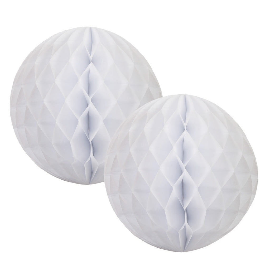 Honeycomb Ball 15cm WHITE 2 Pack #FS5212WH