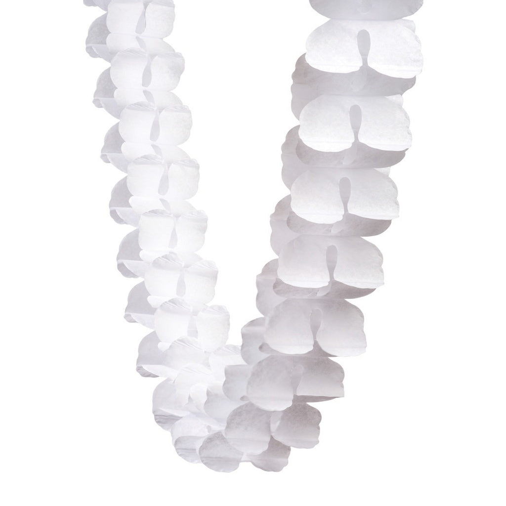 Honeycomb Garland WHITE 4m #FS5215WH