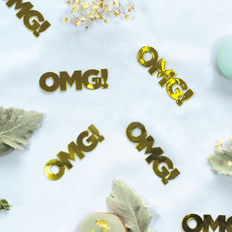 Foil JUMBO Confetti OMG Gold 20 Pack #FS410051