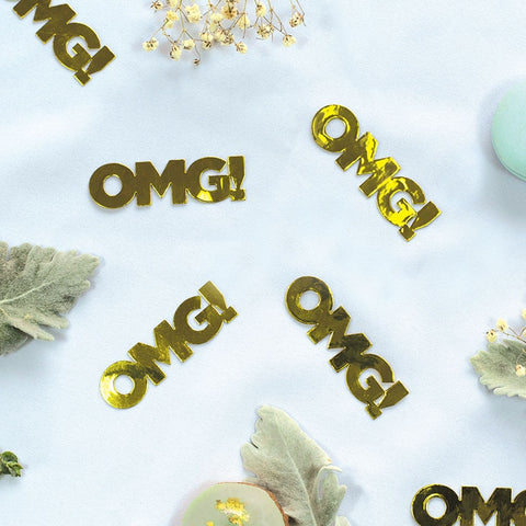 Foil JUMBO Confetti OMG Gold 20 Pack #FS410051