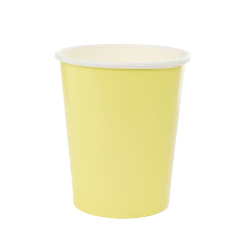 Paper Cup 260ml PASTEL YELLOW 10Pk #FS6130PYP
