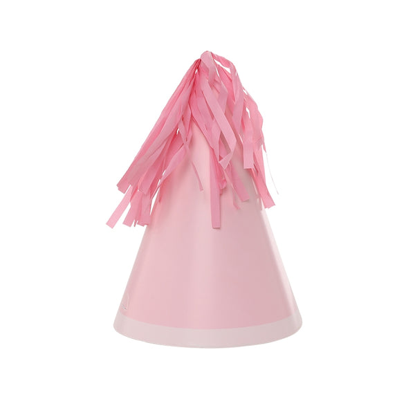 Party HAT With Paper Tassel CLASSIC PINK 10pk #FS6150CCP