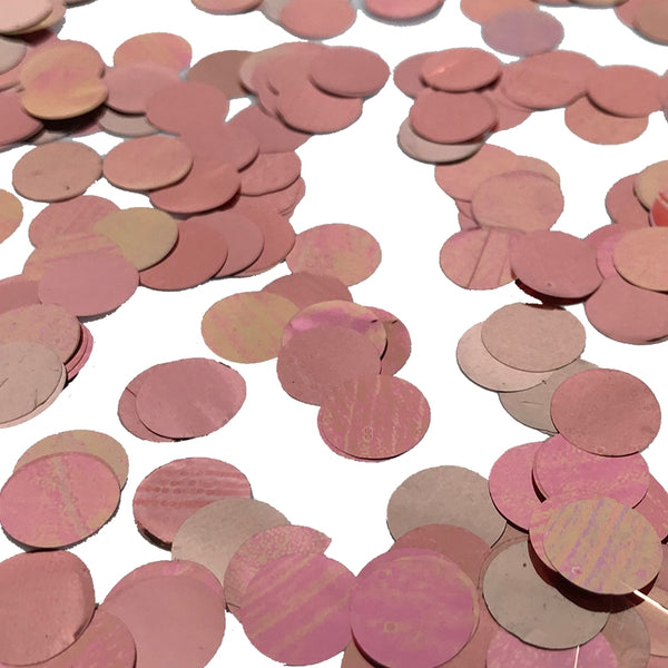 Confetti 1cm Metallic ROSE GOLD 20g Pack #FS400050