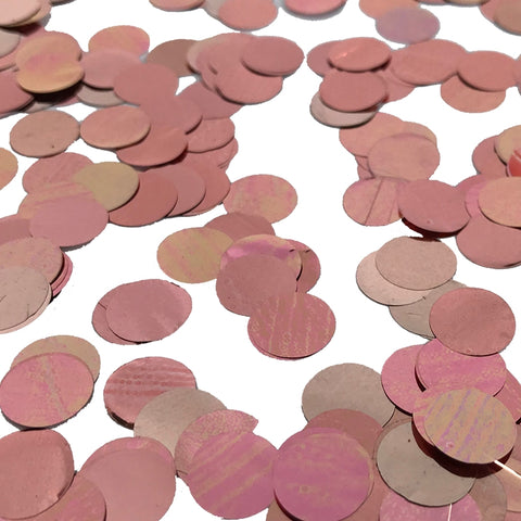 Confetti 1cm Metallic ROSE GOLD 20g Pack #FS400050