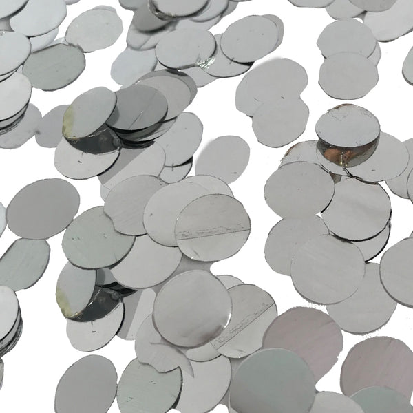 Confetti 1cm Metallic SILVER 20g Pack #FS400052
