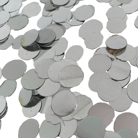Confetti 1cm Metallic SILVER 20g Pack #FS400052