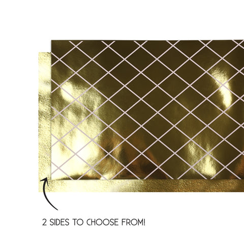 PAPER Table Runner Reversible 4m x 35cm METALLIC GOLD Each #FS6160MGP