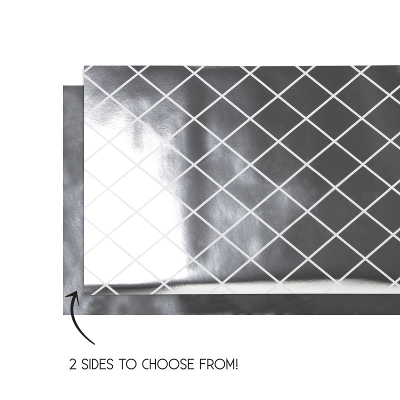 PAPER Table Runner Reversible 4m x 35cm METALLIC SILVER Each #FS6160MSP