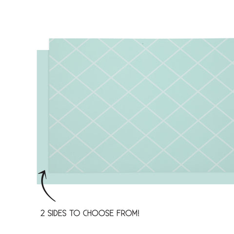 PAPER Table Runner Reversible 4m x 35cm MINT GREEN Each #FS6160MTP