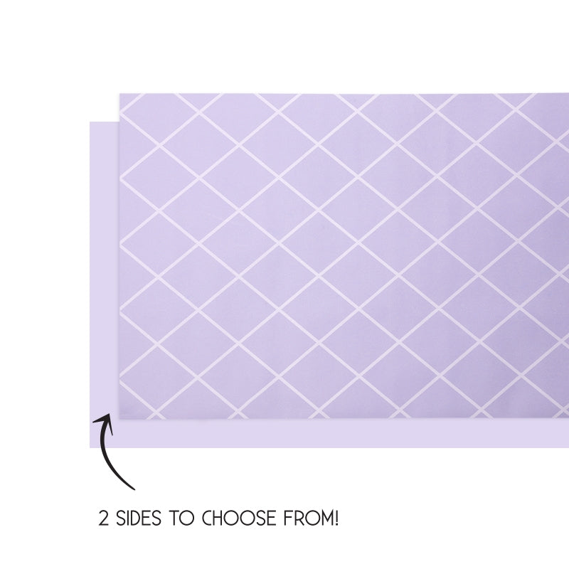 PAPER Table Runner Reversible 4m x 35cm PASTEL LILAC Each #FS6160PLIP