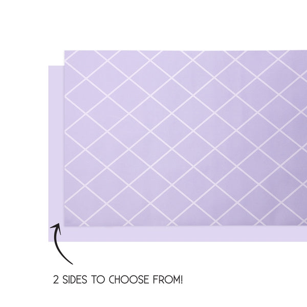 PAPER Table Runner Reversible 4m x 35cm PASTEL LILAC Each #FS6160PLIP
