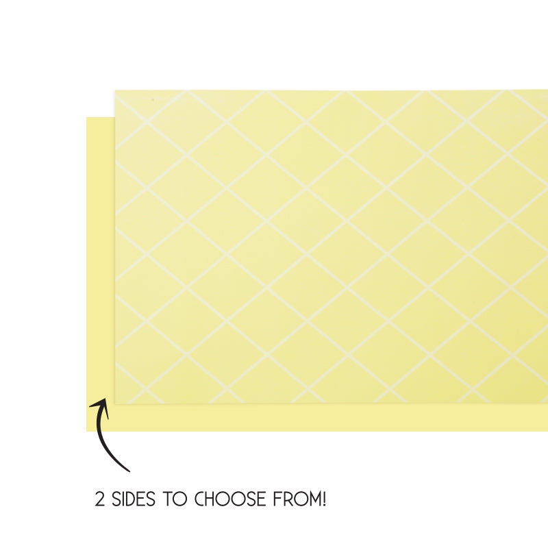 PAPER Table Runner Reversible 4m x 35cm PASTEL YELLOW Each #FS6160PYP