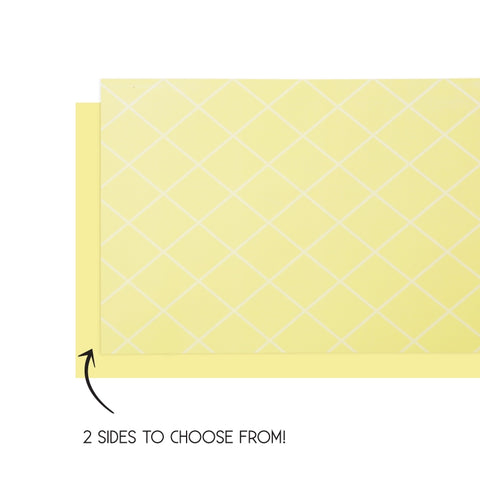 PAPER Table Runner Reversible 4m x 35cm PASTEL YELLOW Each #FS6160PYP