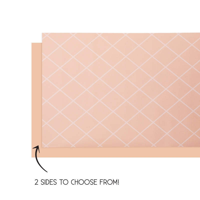 PAPER Table Runner Reversible 4m x 35cm PEACH Each #FS6160PHP