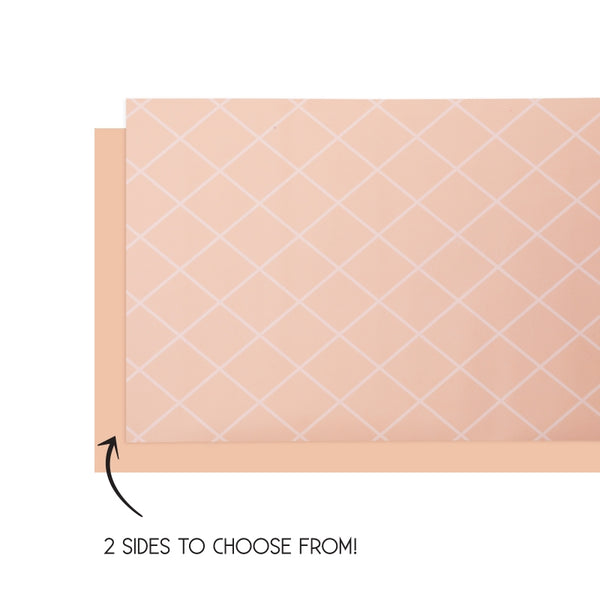 PAPER Table Runner Reversible 4m x 35cm PEACH Each #FS6160PHP