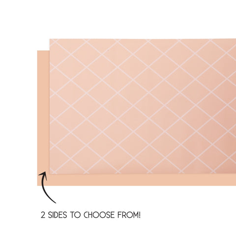 PAPER Table Runner Reversible 4m x 35cm PEACH Each #FS6160PHP