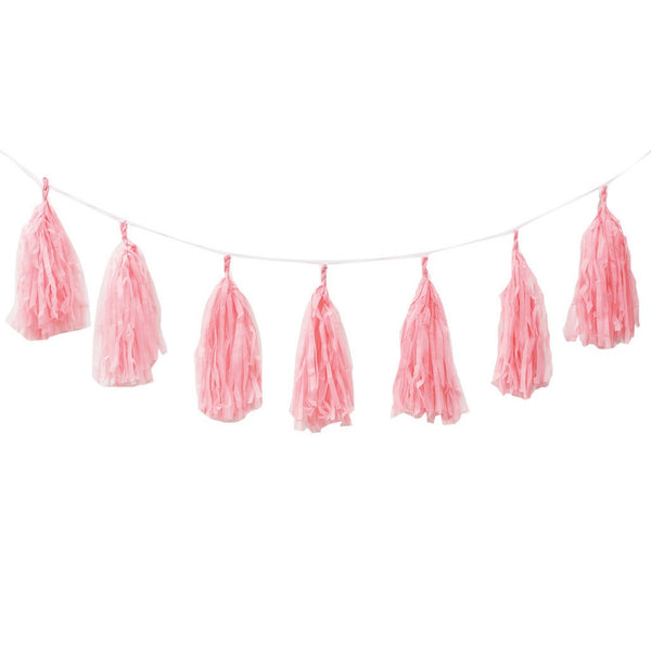 FS Tassel Garland CLASSIC PINK 12Pk 3m #FS5203CPP