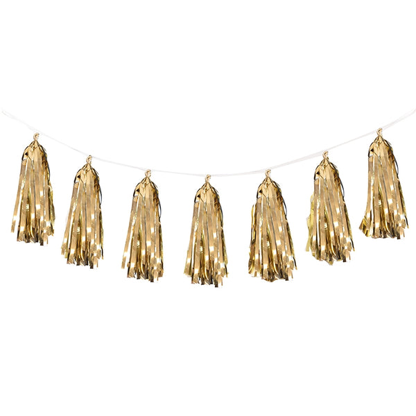 FS Tassel Garland GOLD Metallic Foil 12Pk 3m #FS5203MGP