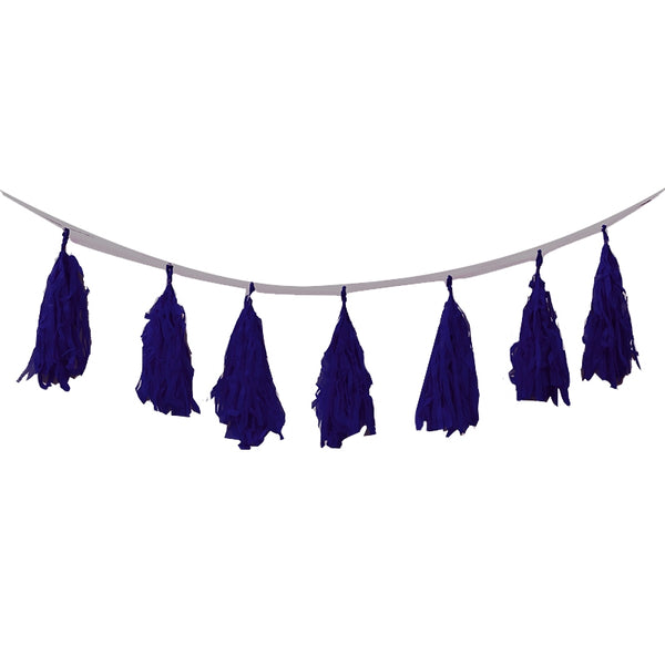 FS Tassel Garland NAVY BLUE 12Pk 3m #FS5203NBP