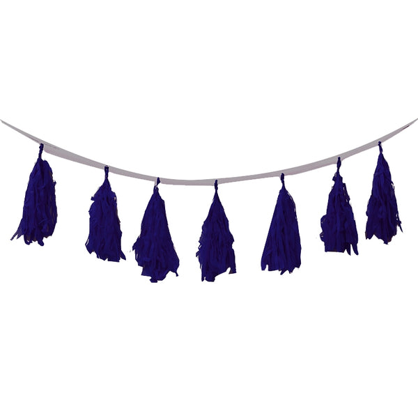 FS Tassel Garland NAVY BLUE 12Pk 3m #FS5203NBP