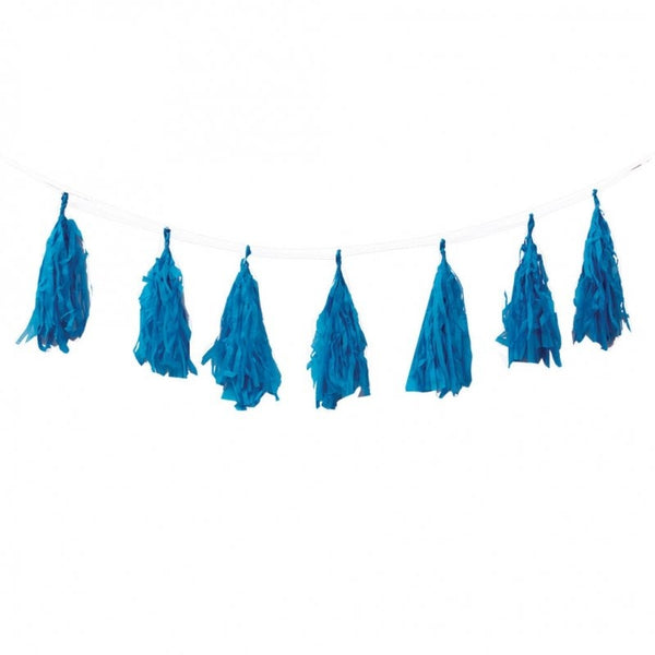 FS Tassel Garland TRUE BLUE 12Pk 3m #FS5203TBP