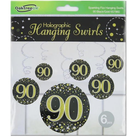 Hanging Swirl SPARKLING FIZZ 90th Black/Gold #APOT657960