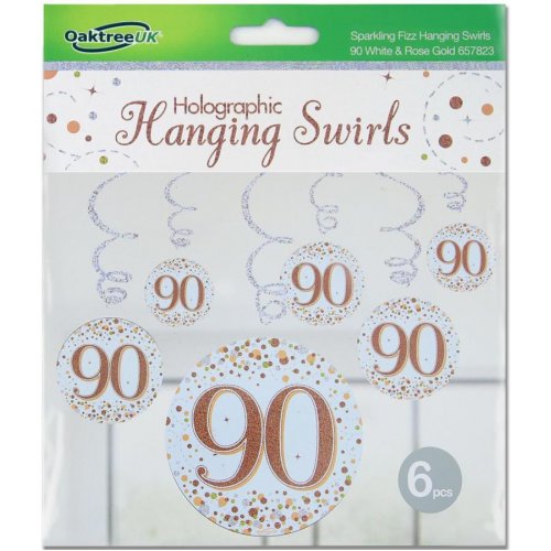 Hanging Swirl SPARKLING FIZZ 90th Rose Gold #APOT657823