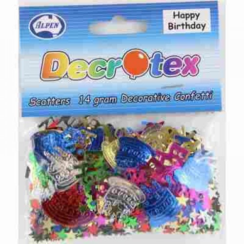 Scatters 14g Pack HAPPY BIRTHDAY #AP108394