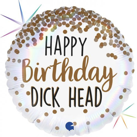 45cm Round Foil Balloon Happy Birthday D!#KHEAD #G78038RH - Each (Pkgd.)